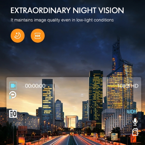 Apeman C860 1520P Dual Dash Cam with Front and Rear Camera - Picture 3 of 11